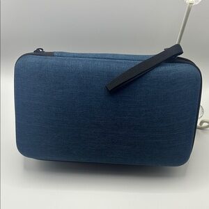 Pro Case Navy Blue Hard Shell Travel Tech Gaming Organizer